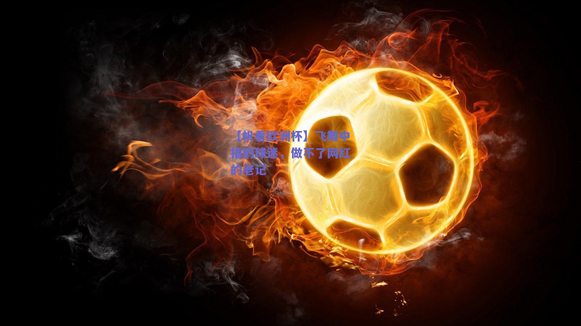 球友体育直播：【帆看欧洲杯】飞舞中指的球迷，做不了网红的老记